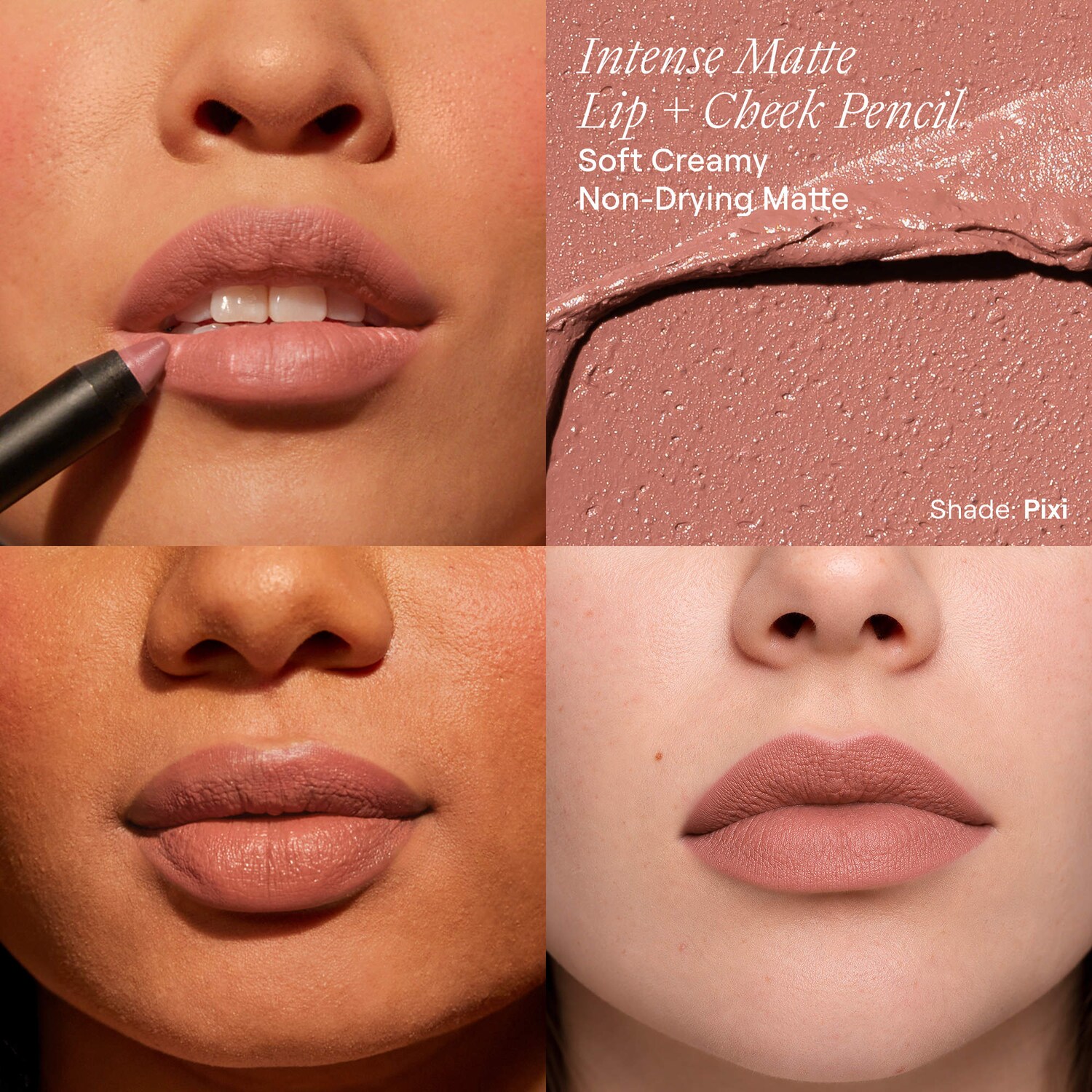 Матовый карандаш для губ и щёк NUDESTIX Intense Matte — фото 3