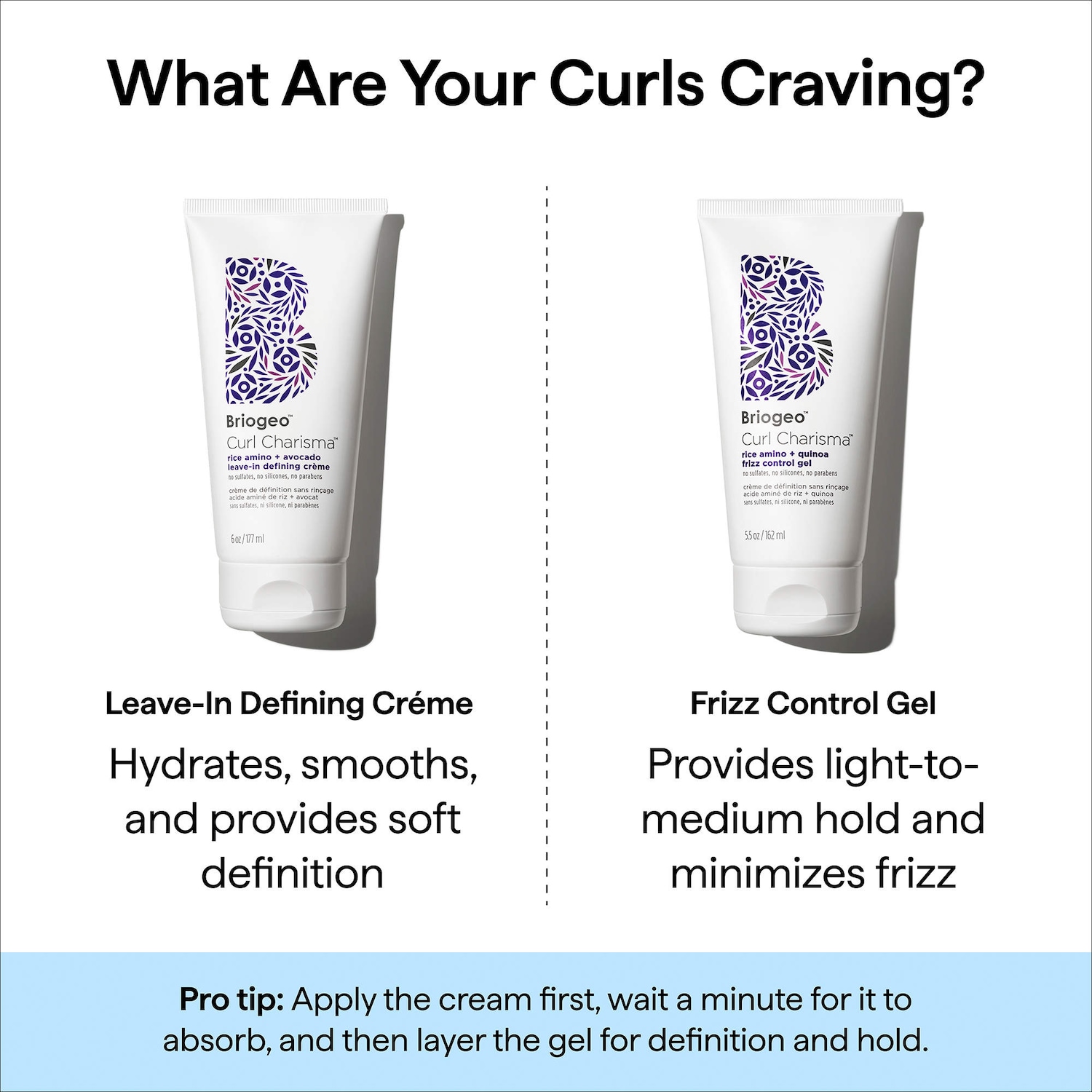 Curl Charisma™ Rice Amino + Avocado Leave–In Defining Cream