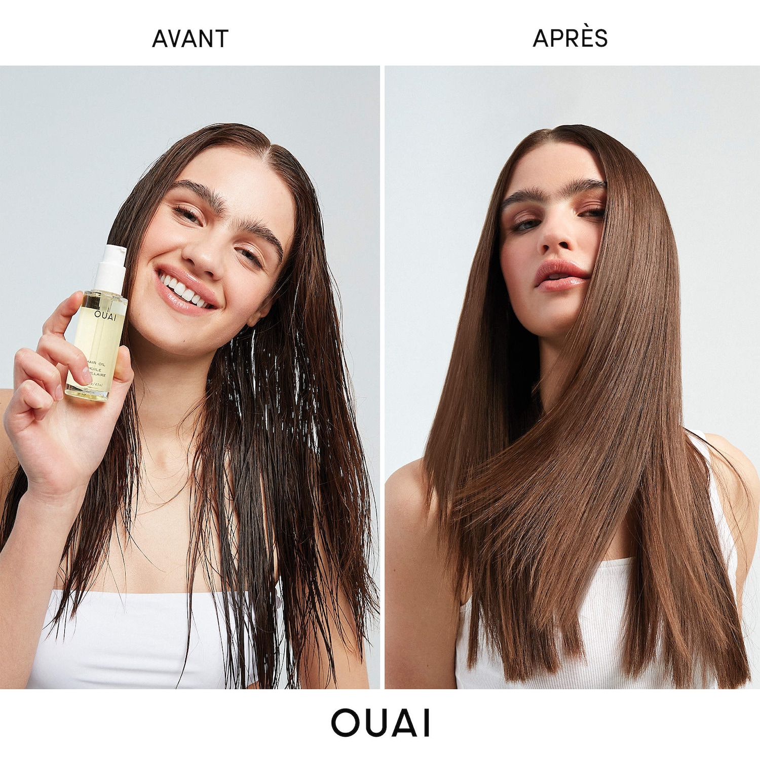 Huile légère protectrice contre la chaleur pour contrôler les frisottis.