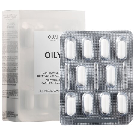 OUAI HAIRCARE HAIR SUPPLEMENT FOR OILY SCALP 32 SOFTGEL CAPSULES
