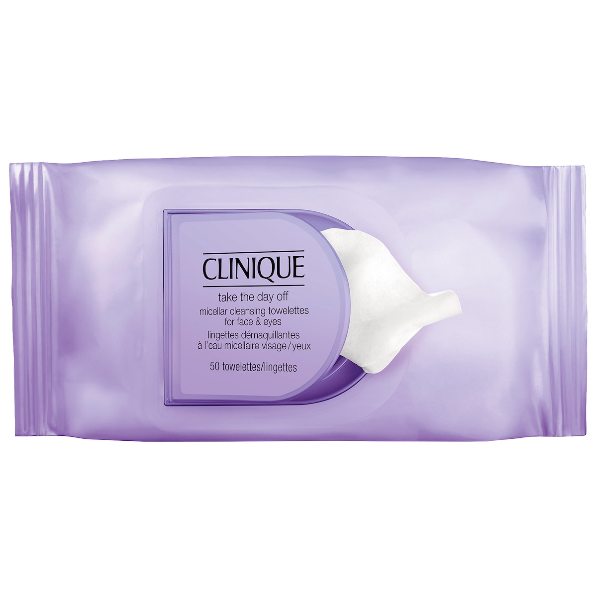 CLINIQUE Take The Day Off Micellar Cleansing Makeup Remover Wipes for Face & Eyes
