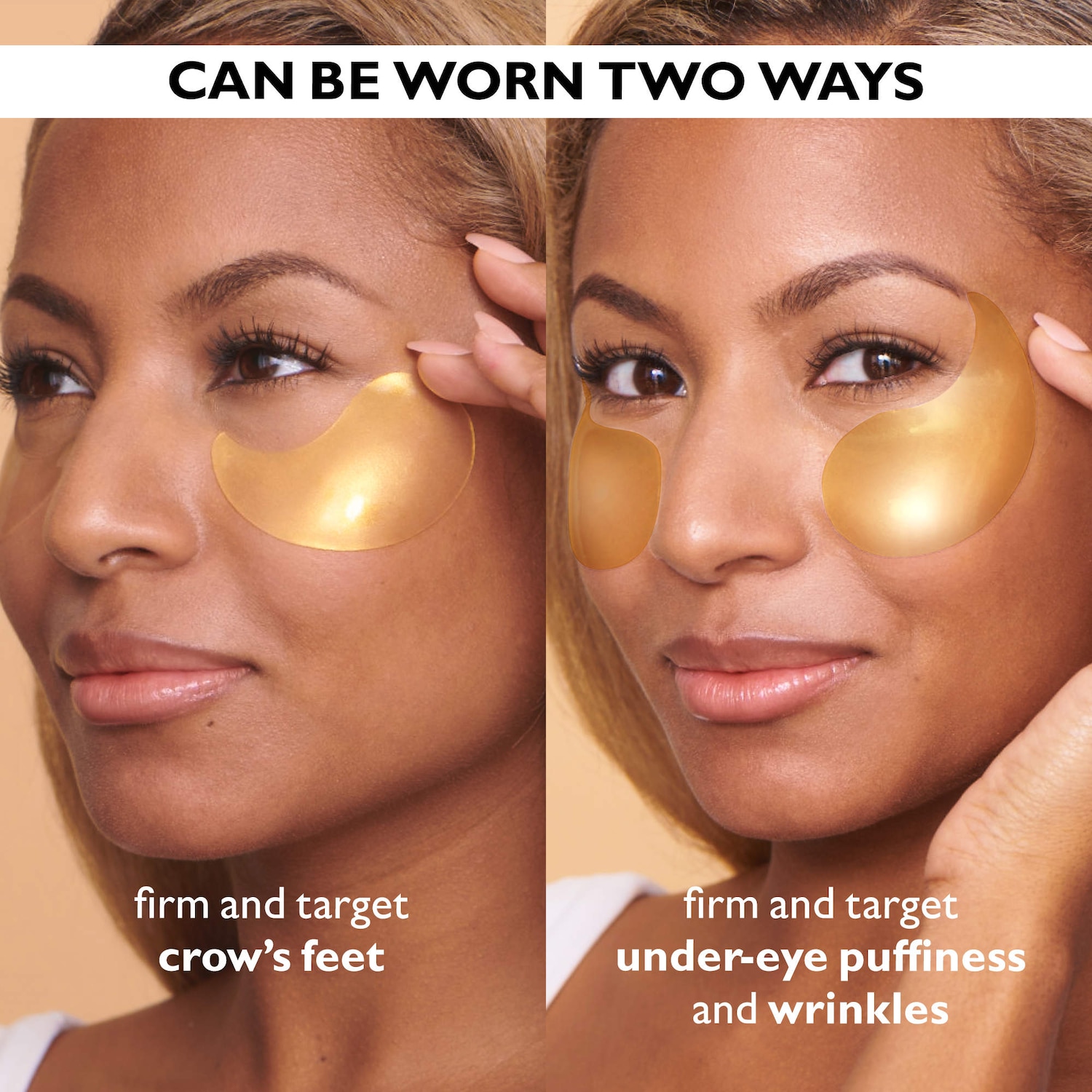 24K Gold Firming Hydra-Gel Eye Mask Patches for Fine Lines and Dark Circles