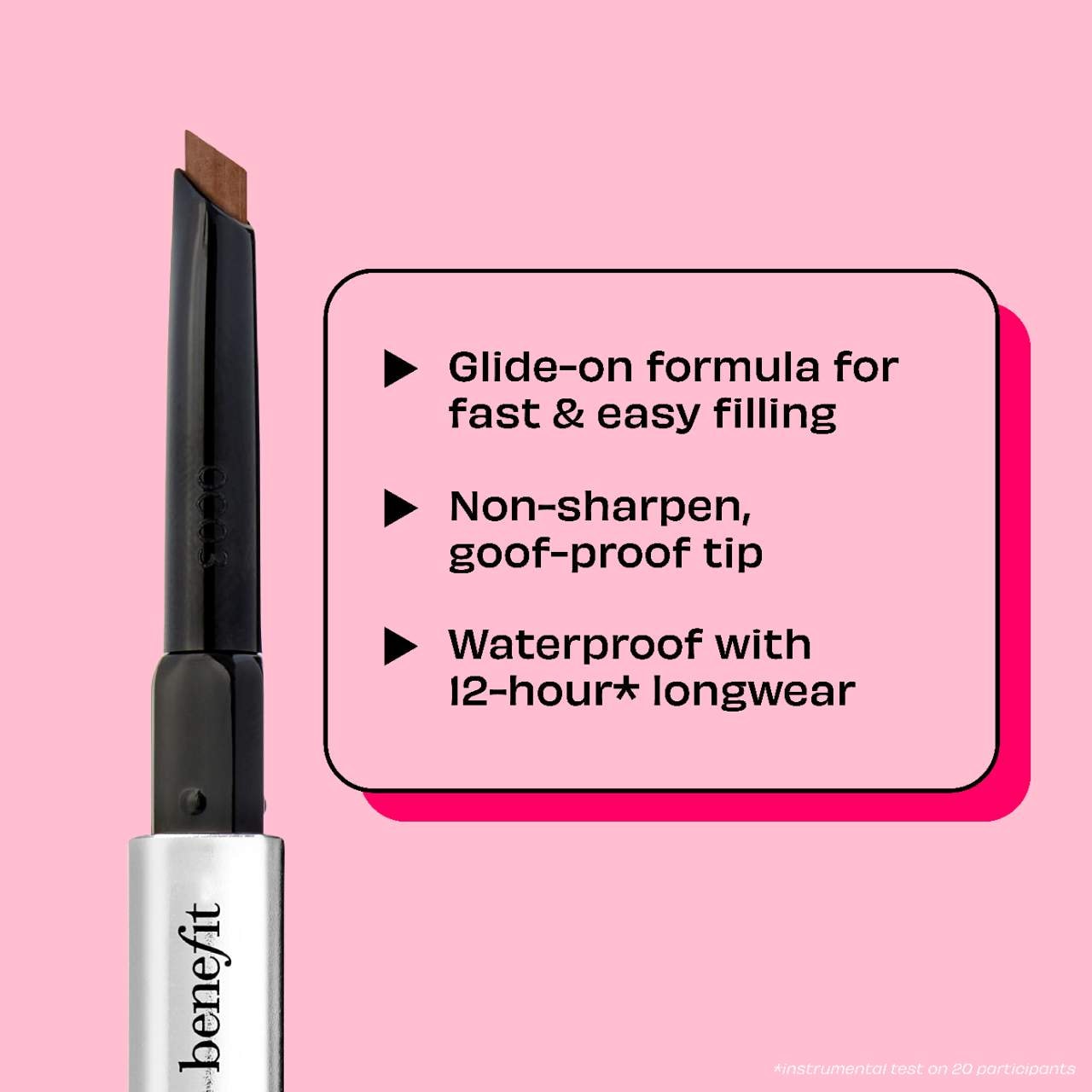Goof Proof Waterproof Easy Shape & Fill Eyebrow Pencil