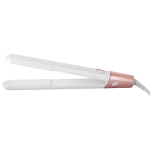 T3 - SinglePass Luxe 1” Ionic Straightening & Styling Flat Iron (White/Rose Gold)