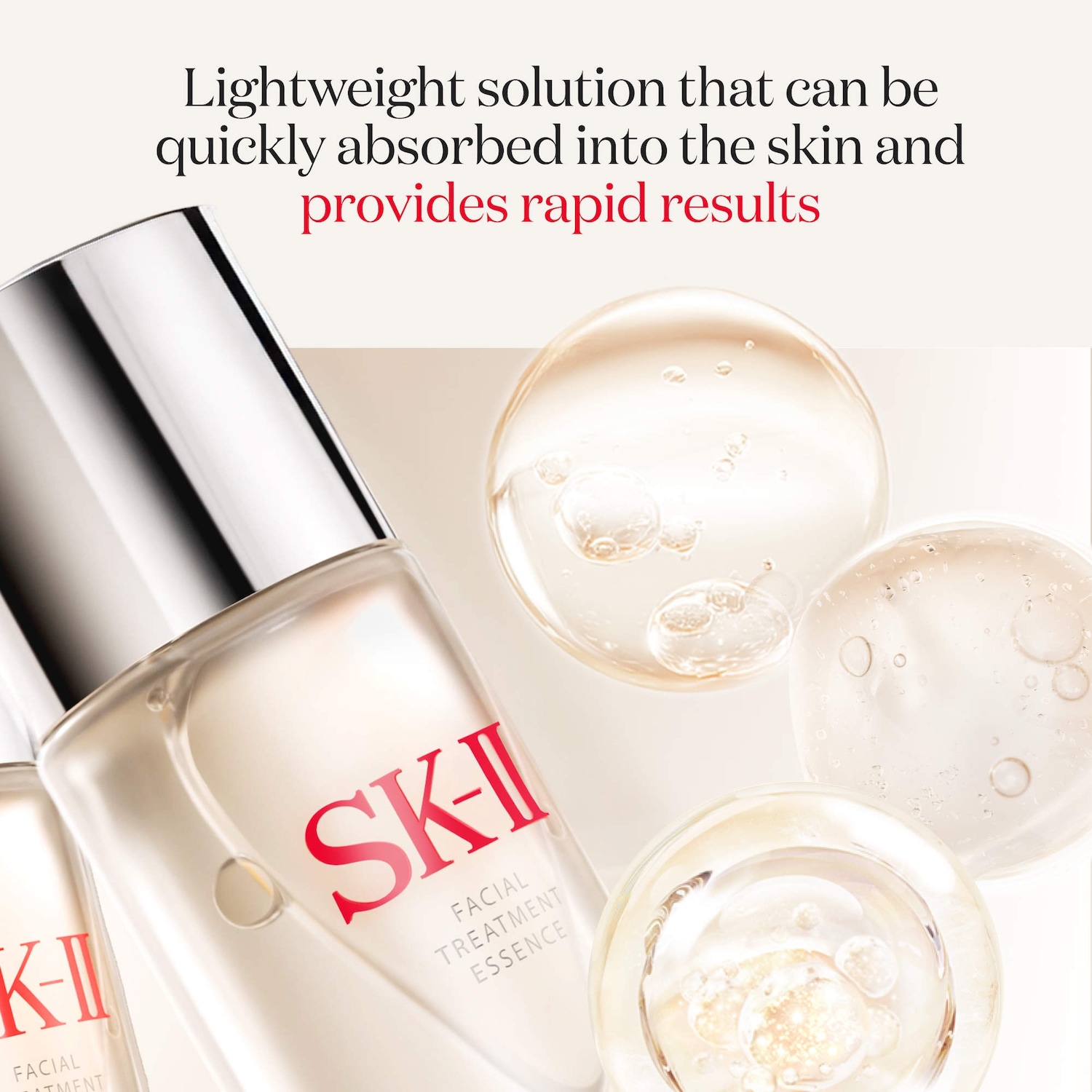Aging Skin Facial Treatment Essence with Antioxidants