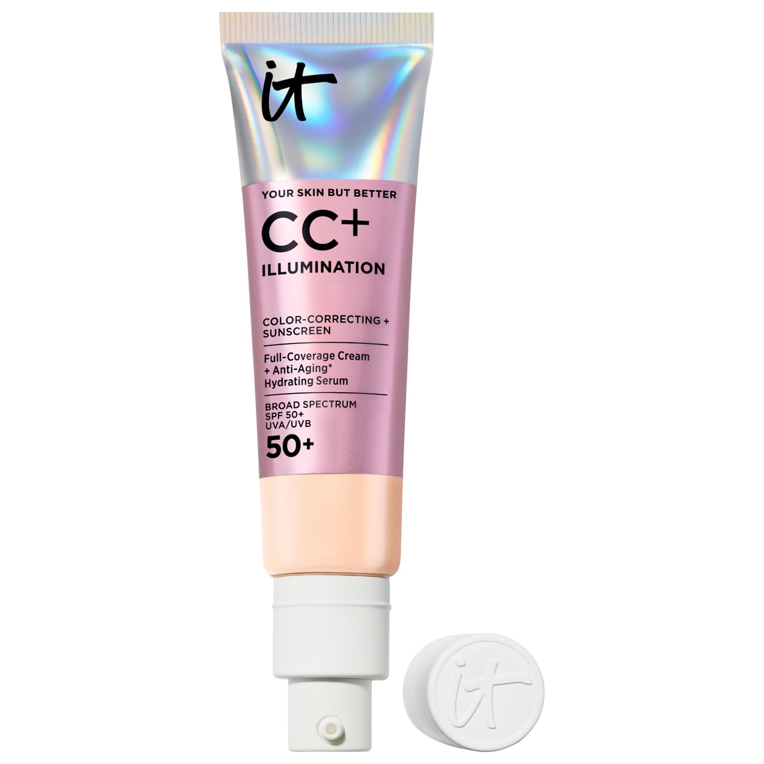 СС-крем для сияния IT Cosmetics CC+ Illumination SPF 50+ — фото 1