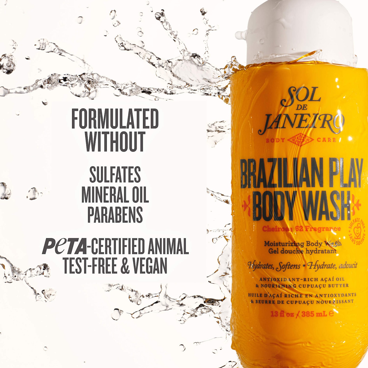 Crème de douche hydratante Brazilian 4 Play