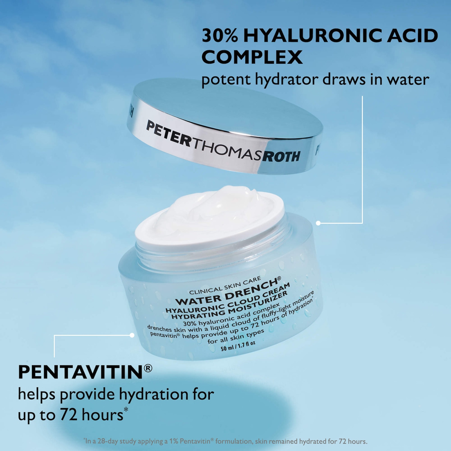 Water Drench® Hyaluronic Cloud Cream Hydrating Refillable Moisturizer