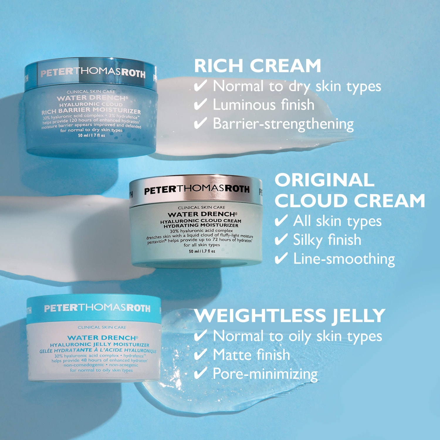 Water Drench® Hyaluronic Cloud Cream Hydrating Refillable Moisturizer