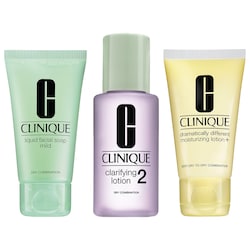 3-Step Skincare System Trial Set (Dry/Combination) - CLINIQUE