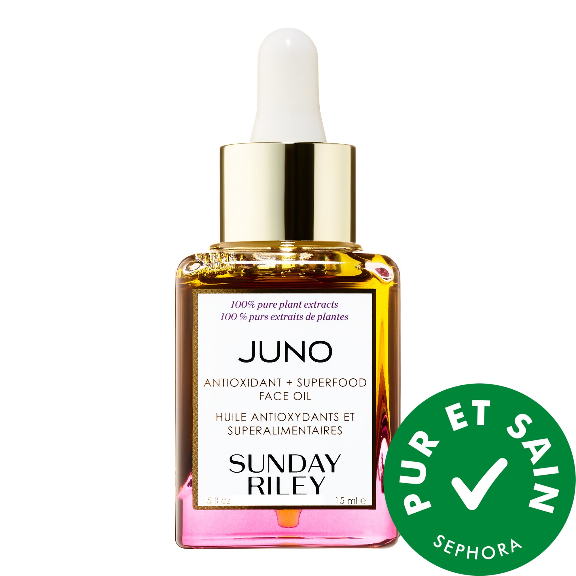 Sunday Riley Huile pour le visage Antioxydante + Superaliments Juno oz/ mL