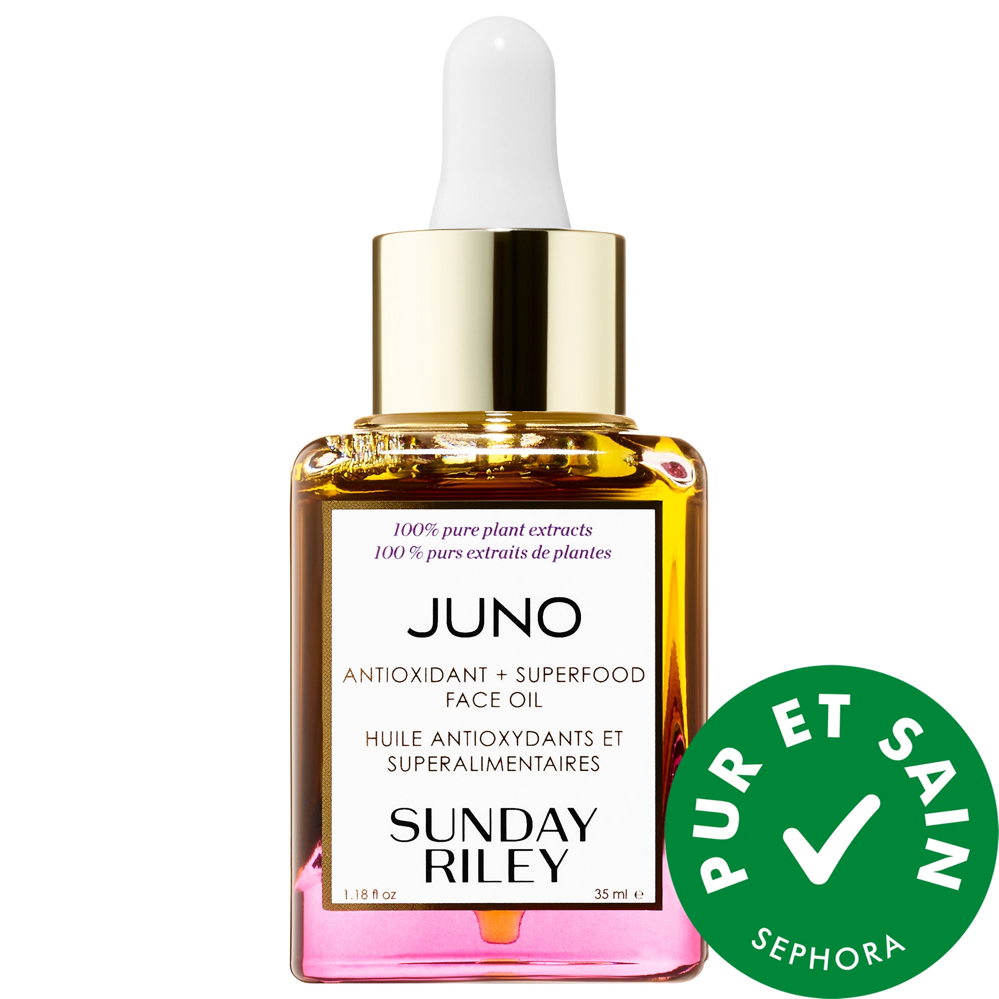 Sunday Riley Huile pour le visage Antioxydante + Superaliments Juno oz/ mL