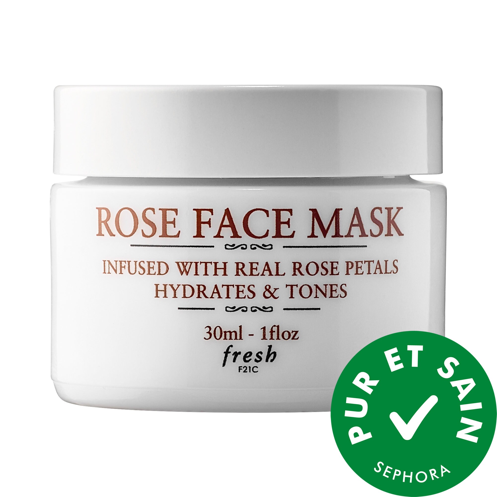 fresh Mini masque visage à la rose 1 oz/ 30 mL