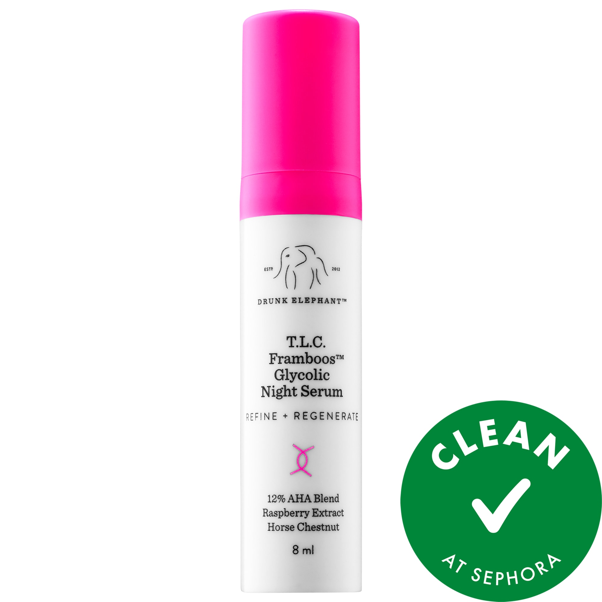 T.L.C. Framboos™ Glycolic Night Serum deluxe sample - Drunk 