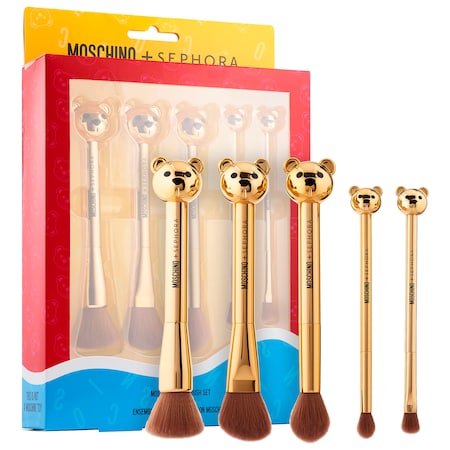 Sephora Collection Moschino + Sephora Bear Brush Set
