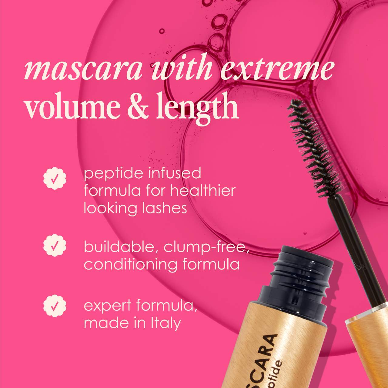 Пептидная тушь для ухода за ресницами Grande Cosmetics GrandeMASCARA — фото 3