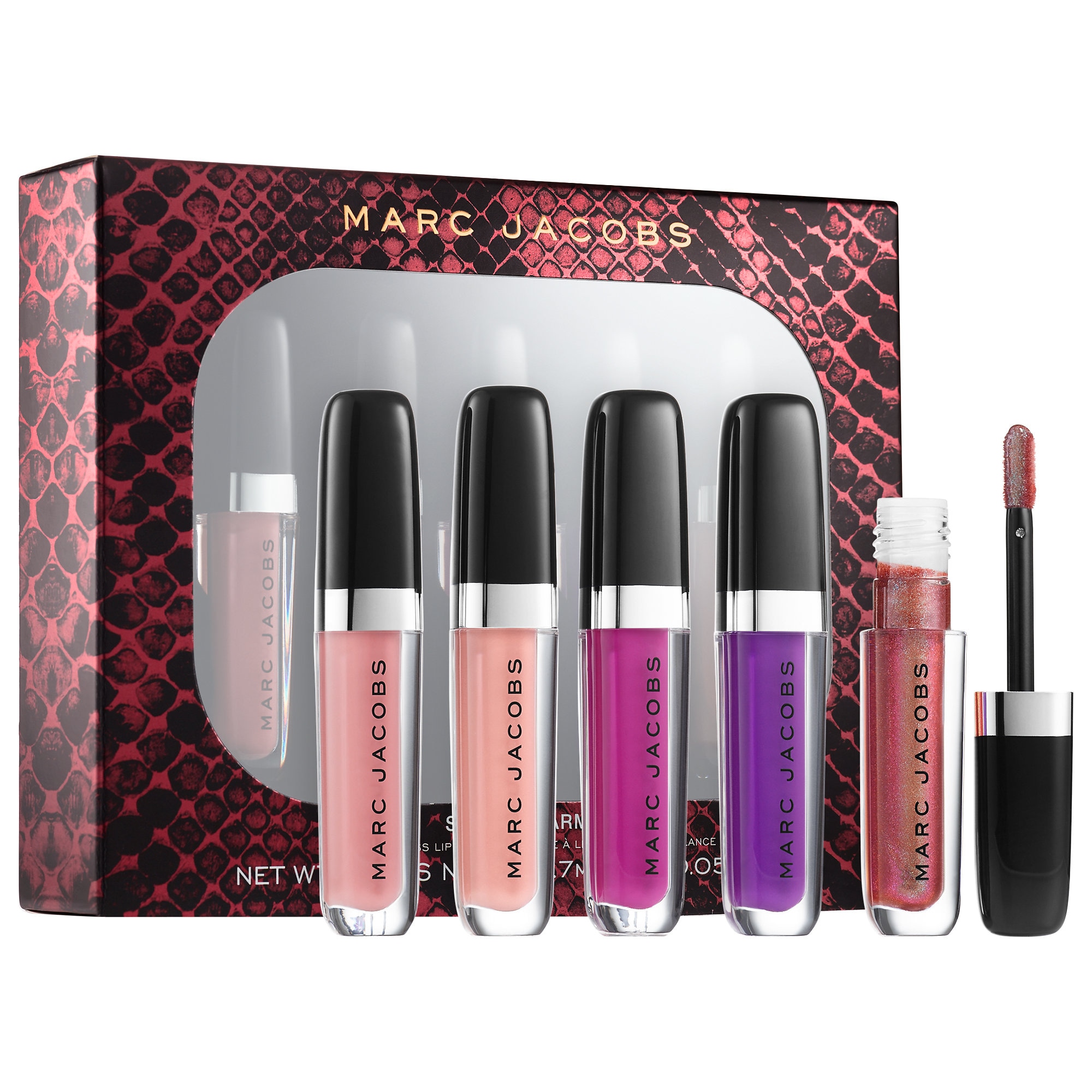 Snake Charmer 5-Piece Petite Enamored Hi-Shine Gloss Lip Lacquer Collection