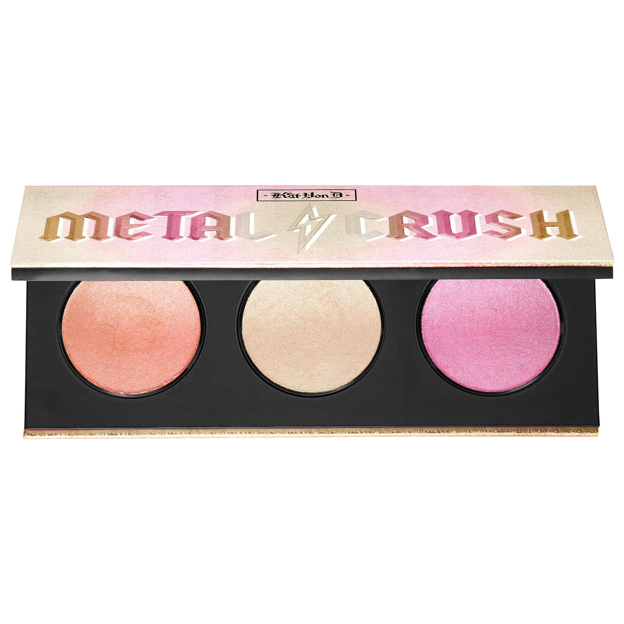 Thumbnail of KVD Beauty Metal Crush Extreme Highlighter Palette 3 x 0.08 oz/ 2.5 g