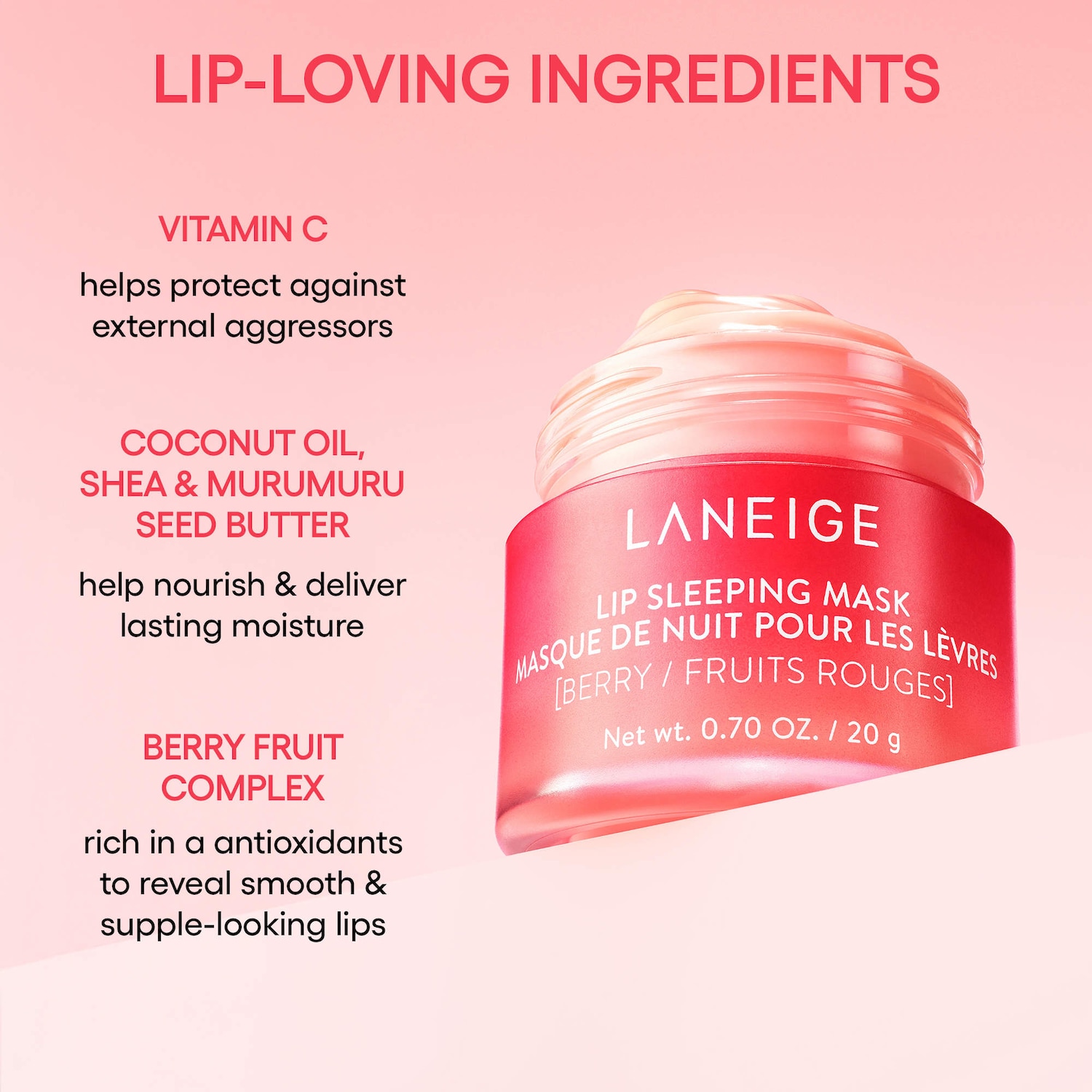 Lip Sleeping Mask – Intense Hydration Treatment with Vitamin C