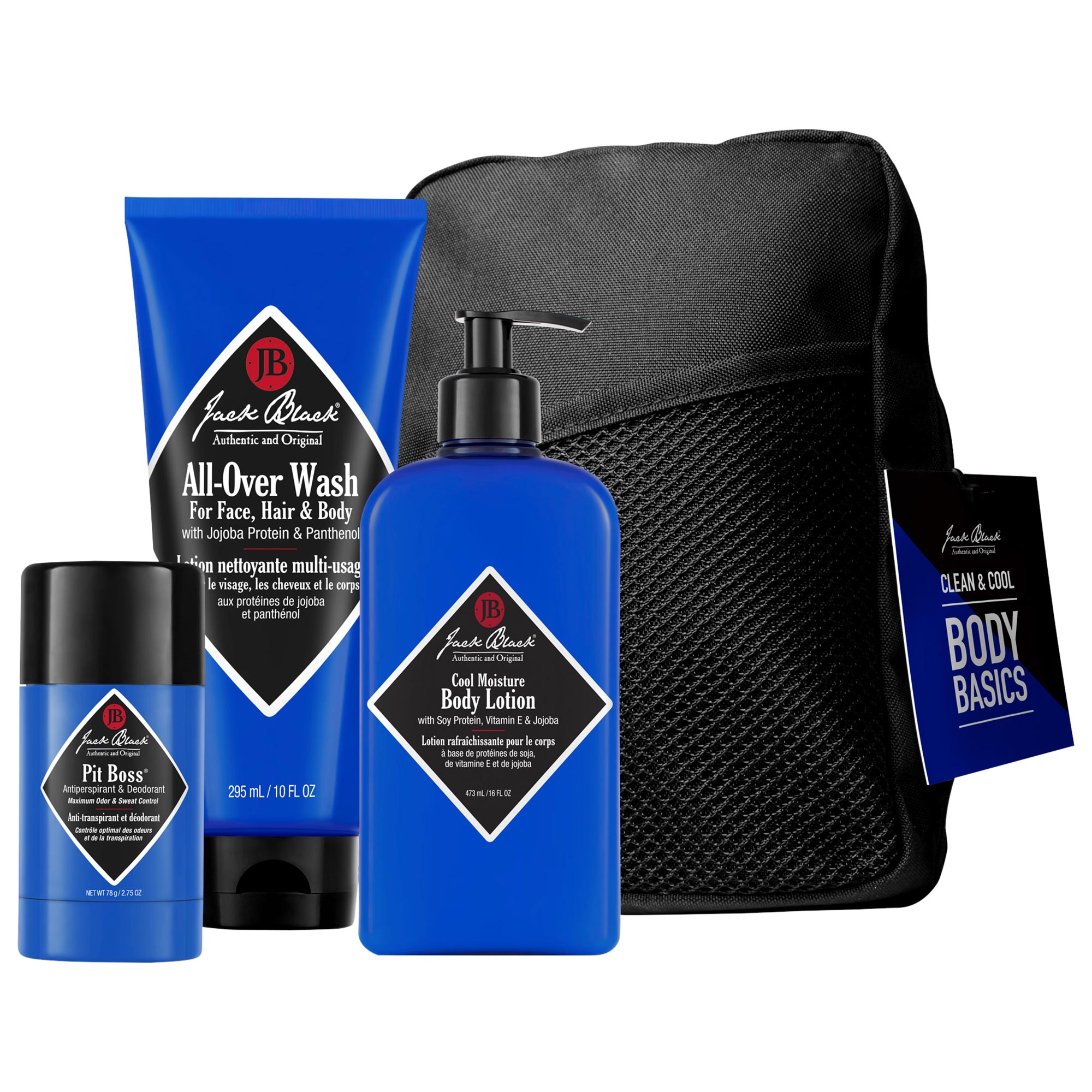 Jack Black 4-Pc. Clean & Cool Body Basics Set
