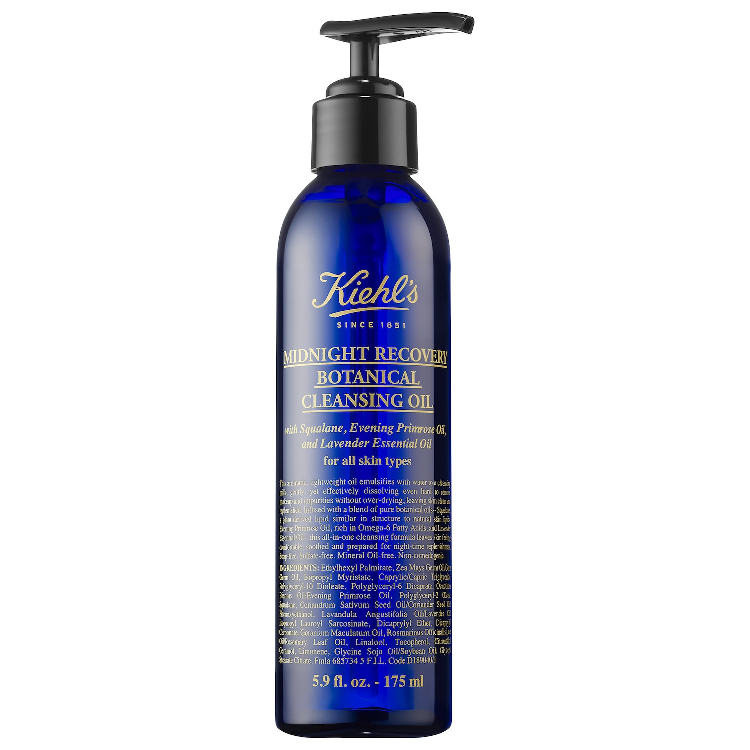 Kiehl's Since 1851 Растительное очищающее масло Kiehl's Midnight Recovery — фото 1