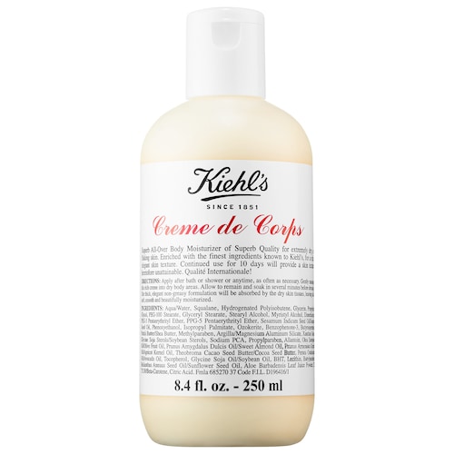 Kiehl's Since 1851 Увлажняющий лосьон для тела Kiehl's Crème de Corps со сменным блоком и скваланом
