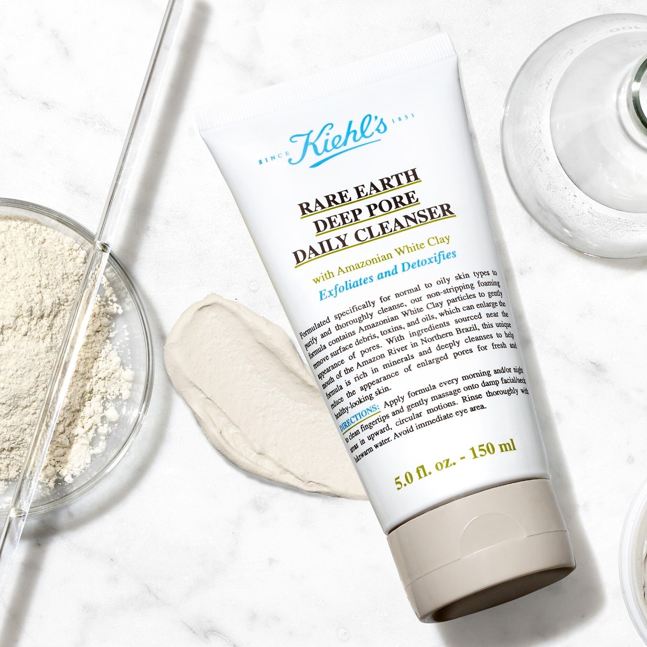 Мягкий отшелушивающий гель для умывания Kiehl's Since 1851 Rare Earth Deep Pore — фото 3