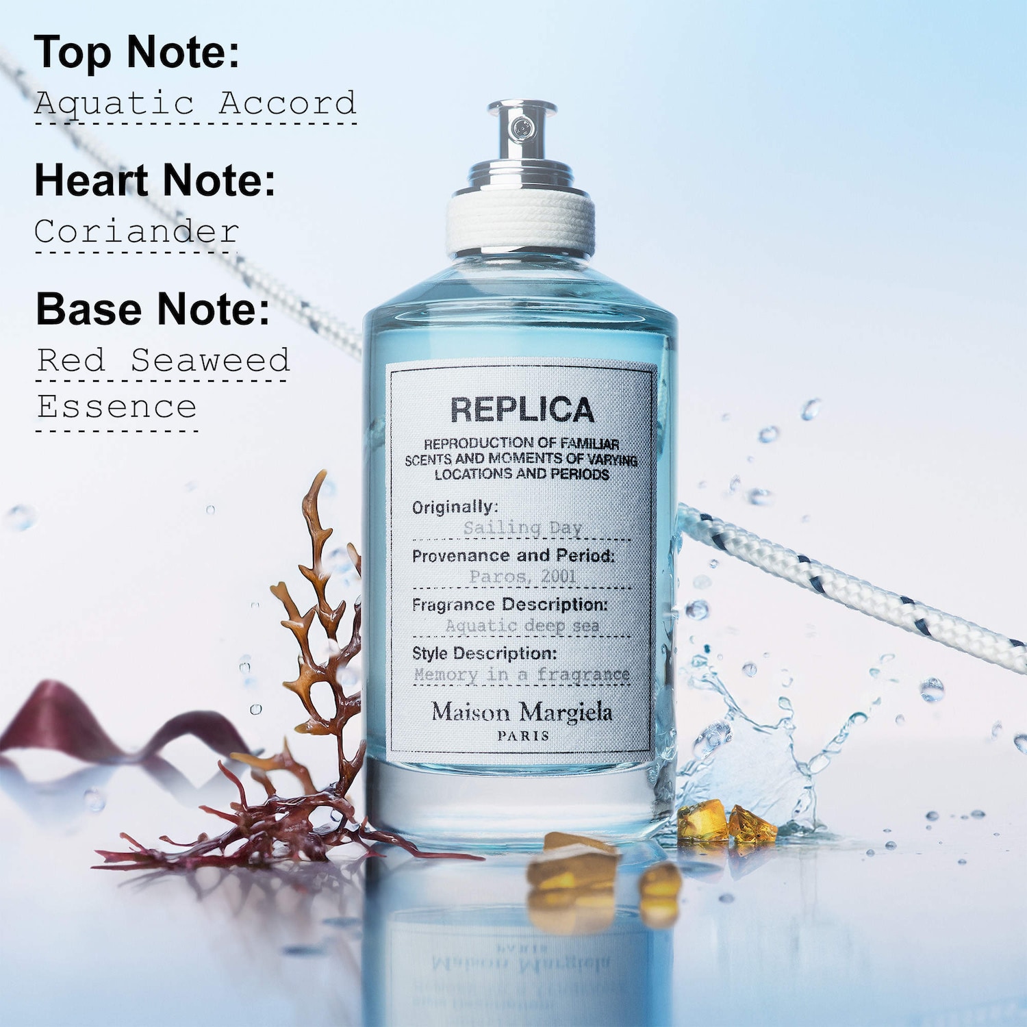 REPLICA’ Sailing Day Eau de Toilette with Aquatic Accord & Iris