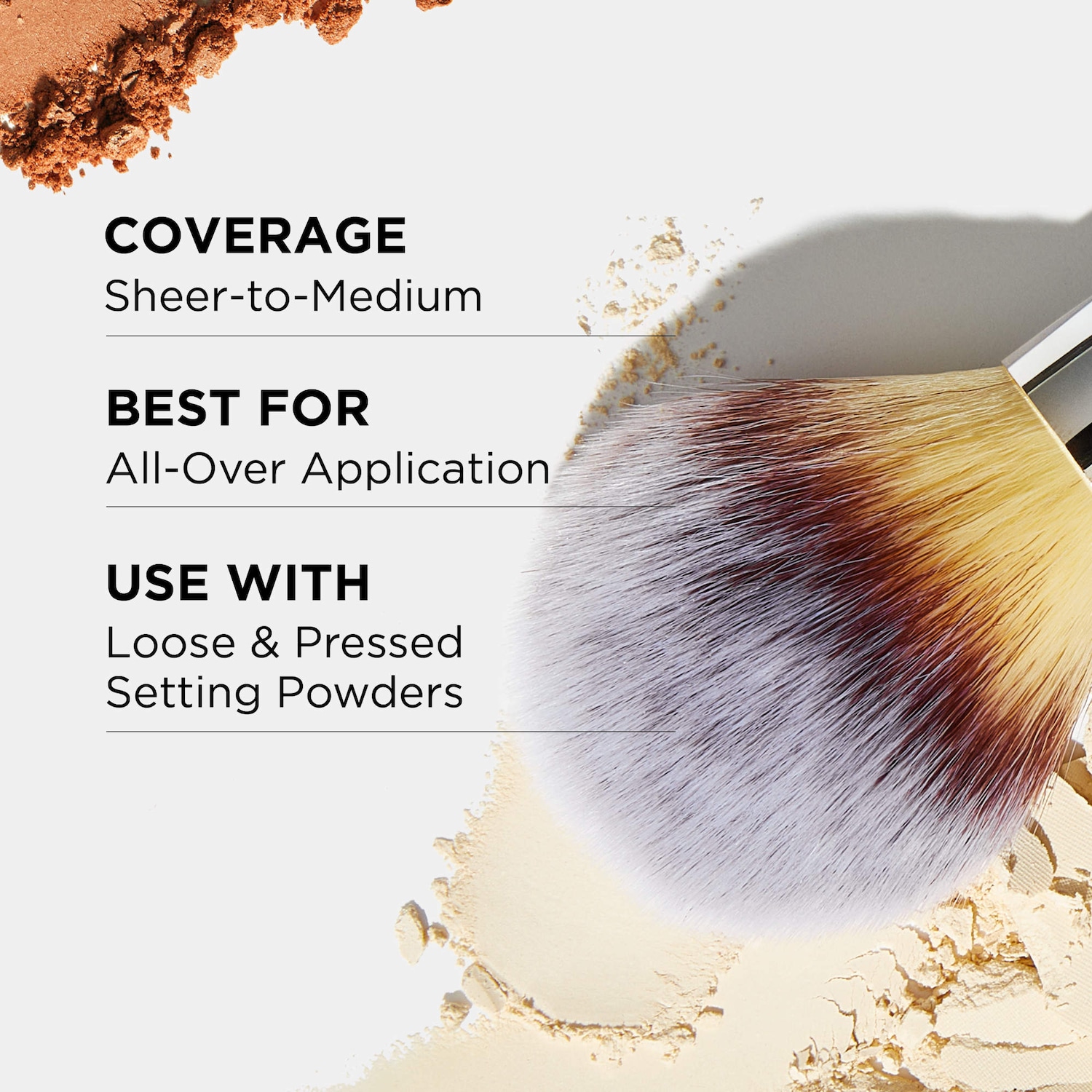 Pinceau poudre à bille Heavenly Luxe n°8