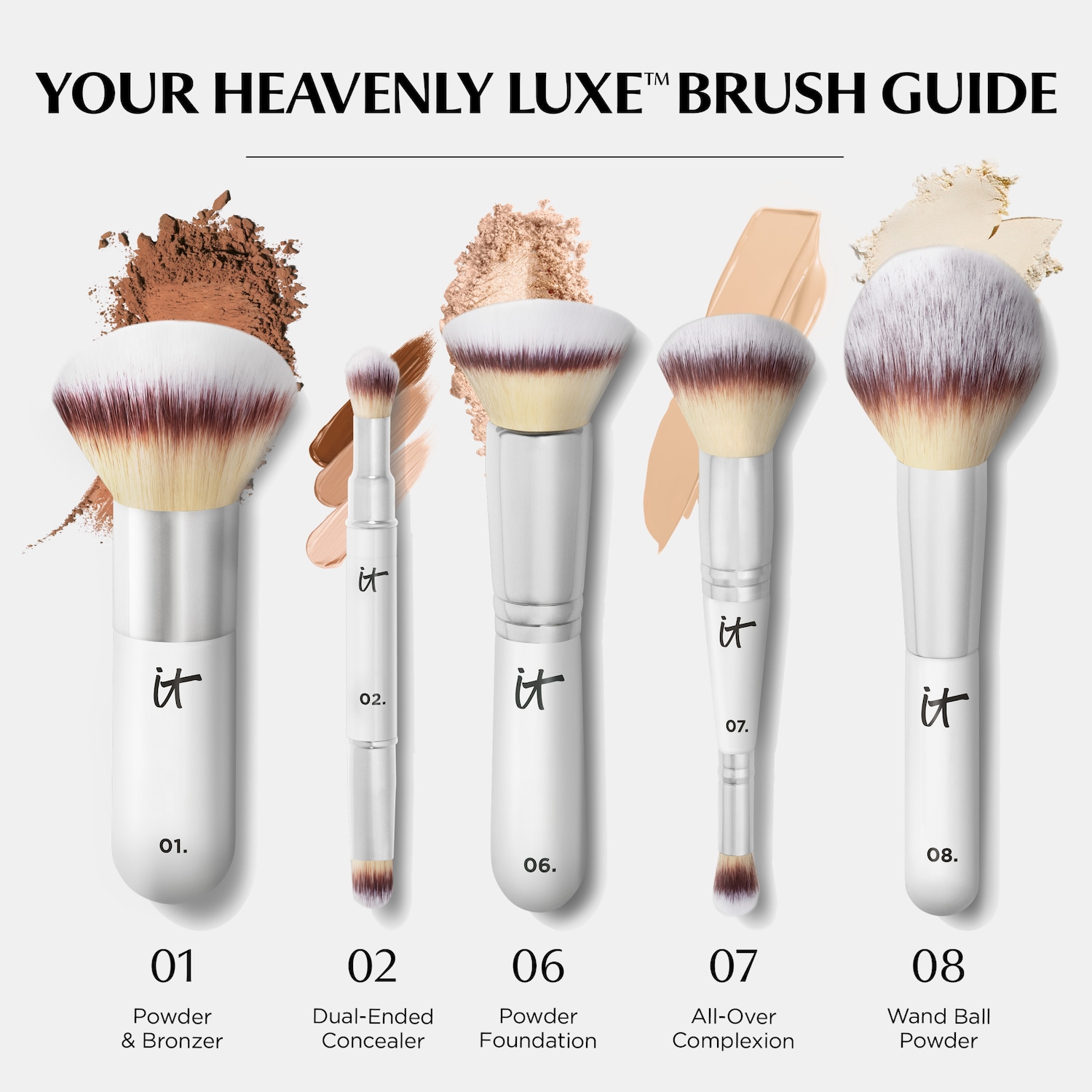 Pinceau poudre à bille Heavenly Luxe n°8