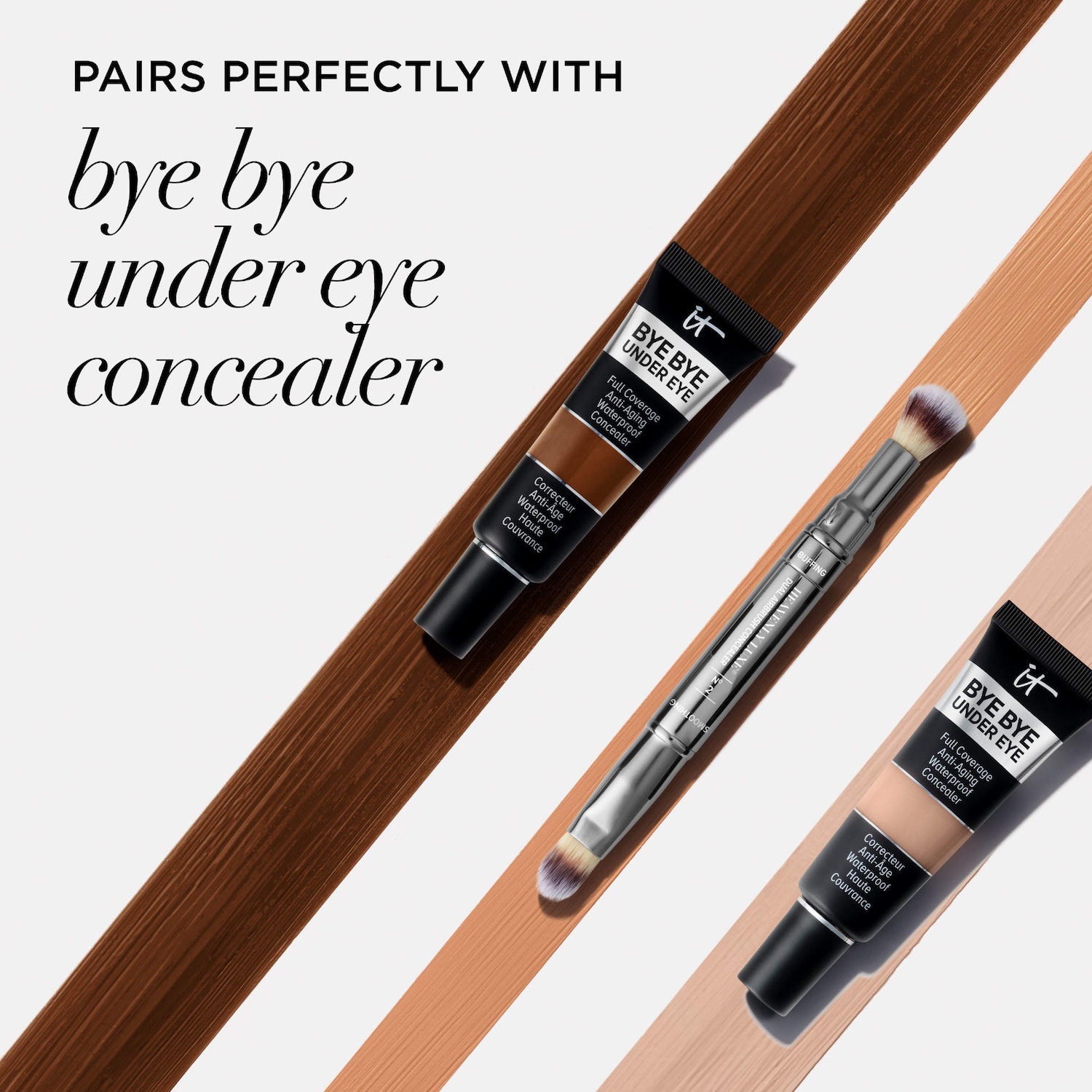 Double pinceau anticernes aérograhe Heavenly Luxe n°2