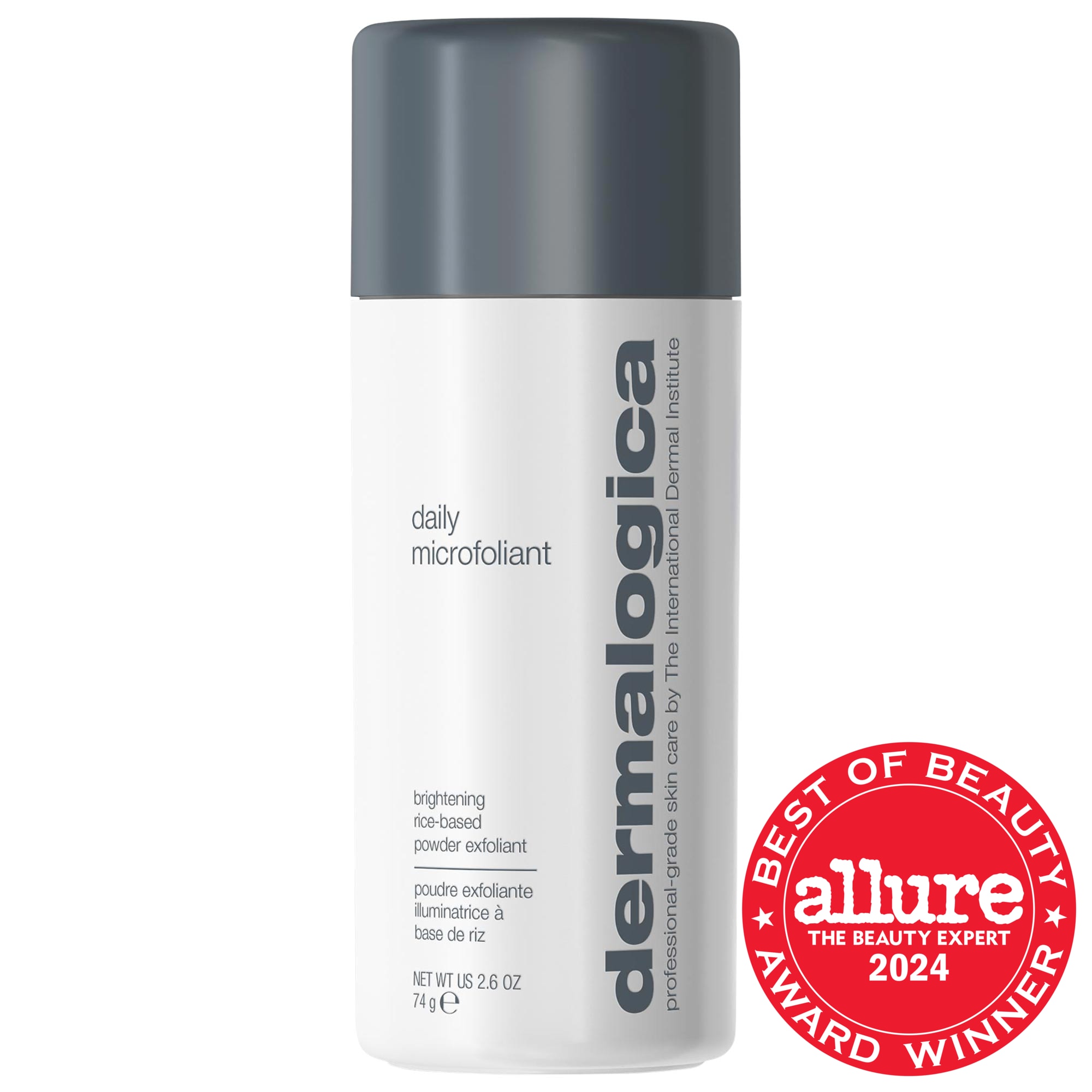 Dermalogica Daily Microfoliant - Salicylic Acid Powder Exfoliator for Pores, Spots & Uneven Skin Tone Rice Enzyme + BHA Gentle Enough Use
