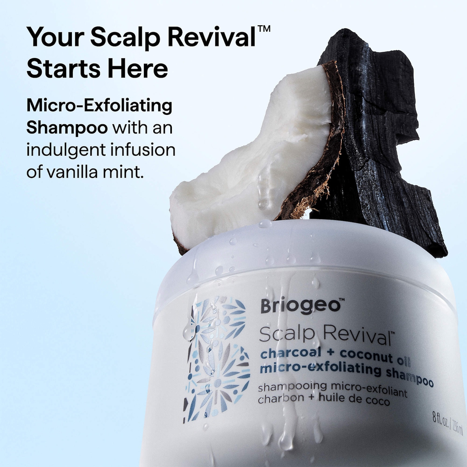 Scalp Revival Charcoal + Coconut Oil Micro-exfoliating Scrub Shampoo