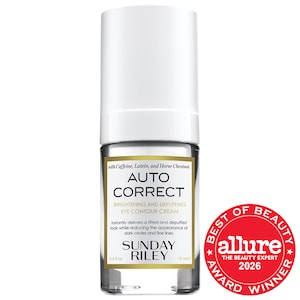 Sunday Riley Auto Correct Brightening + Depuffing Eye Cream for Dark Circles INTERNATIONAL SHIPPING