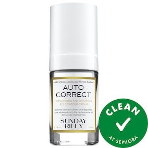 Sunday Riley Auto Correct Brightening + Depuffing Eye Cream for Dark Circles INTERNATIONAL SHIPPING