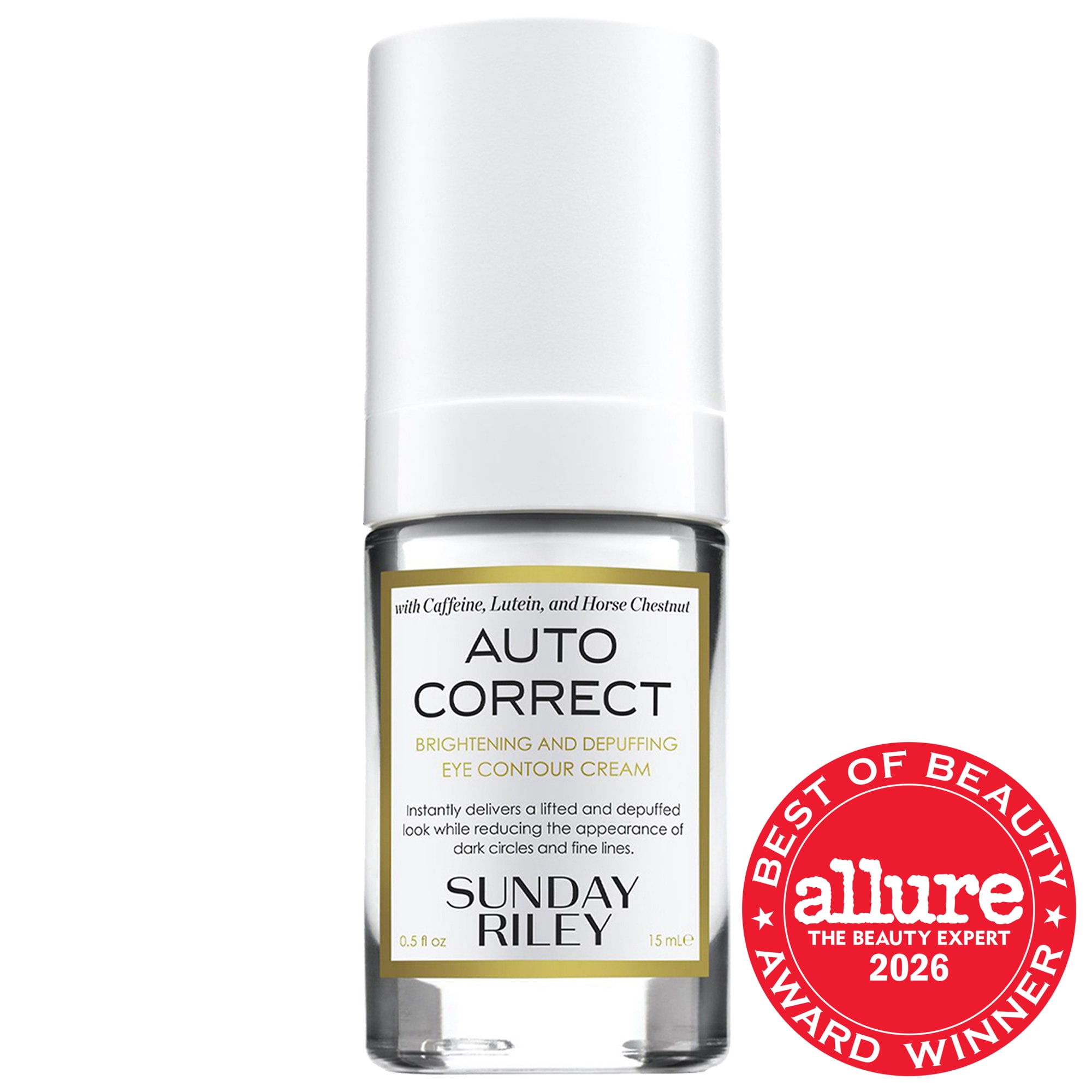 Auto Correct Brightening + Depuffing Eye Cream for Dark Circles