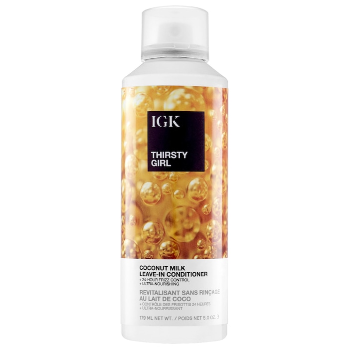 THIRSTY GIRL Coconut Milk AntiFrizz Leavein Conditioner IGK Sephora