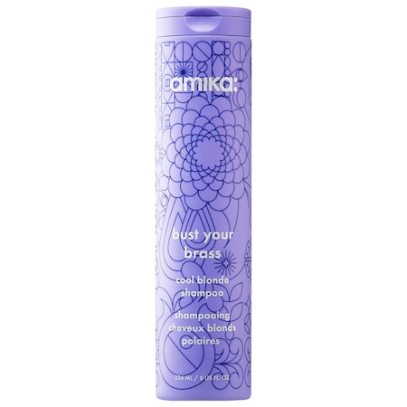 AMIKA BUST YOUR BRASS BLONDE PURPLE SHAMPOO 8 OZ/ 236 ML,2034965