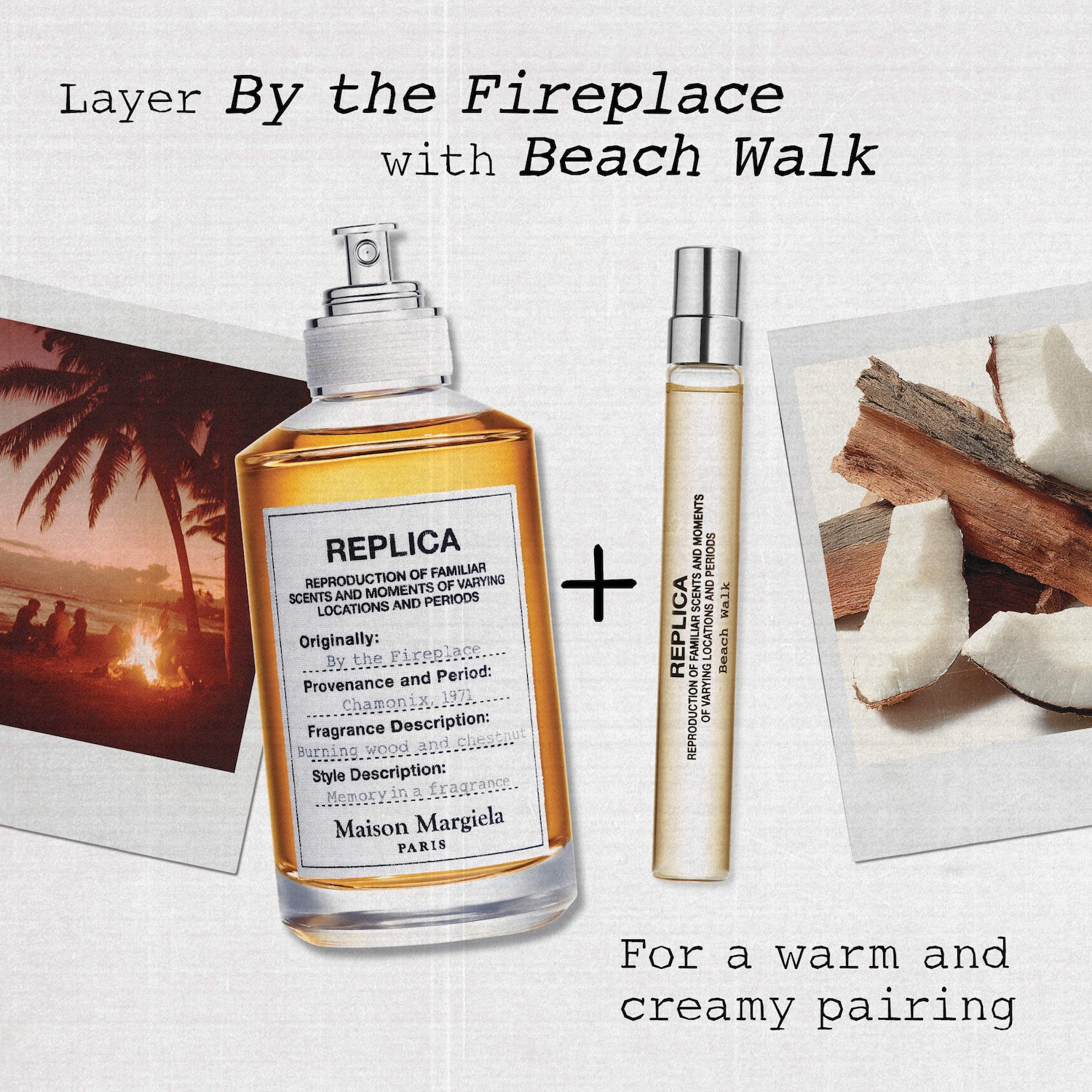 ‘REPLICA' By the Fireplace Eau de Toilette with Chestnut, Vanilla, and Clove Oil
