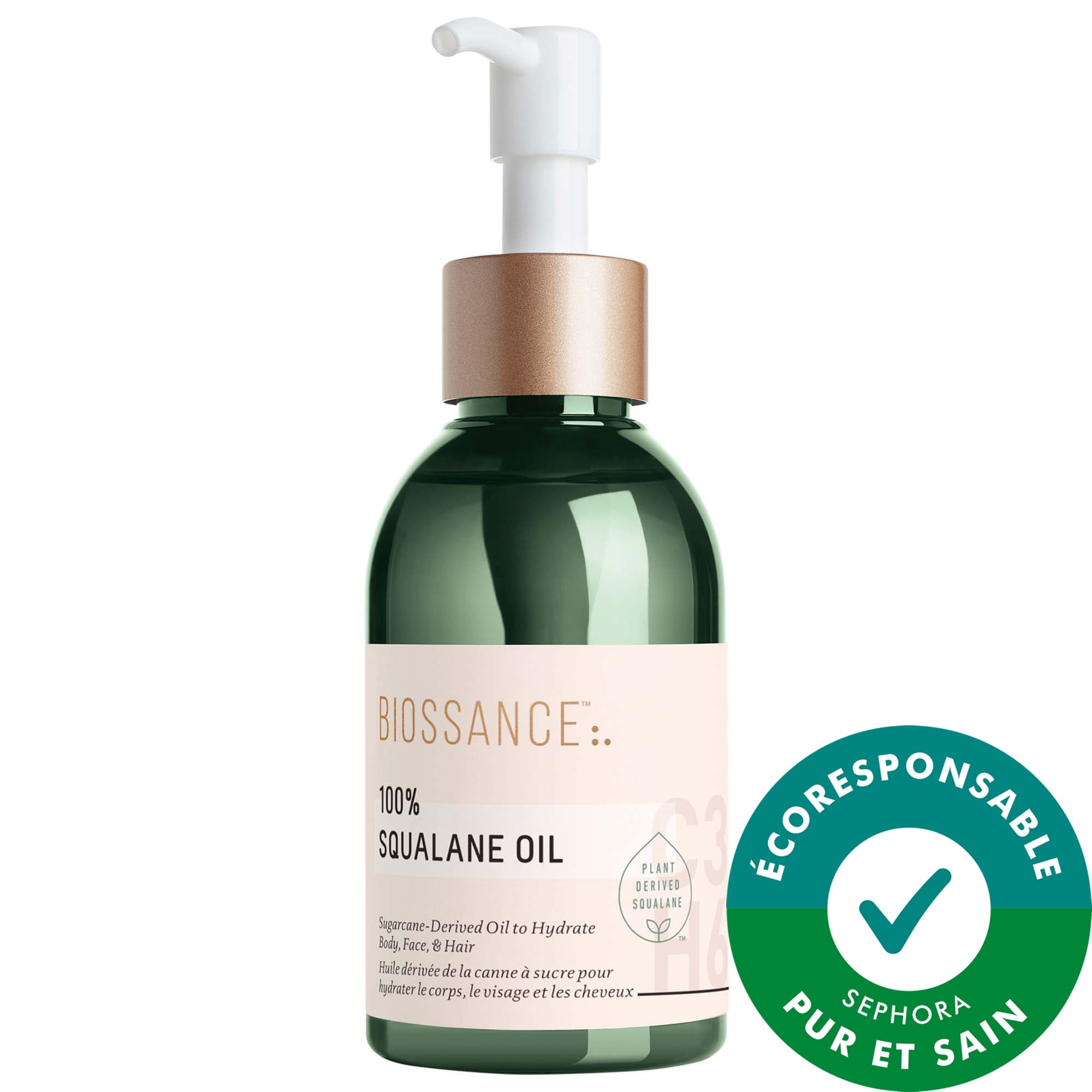 Biossance 100 % huile de squalane à la canne à sucre 3.4 oz / 100 mL