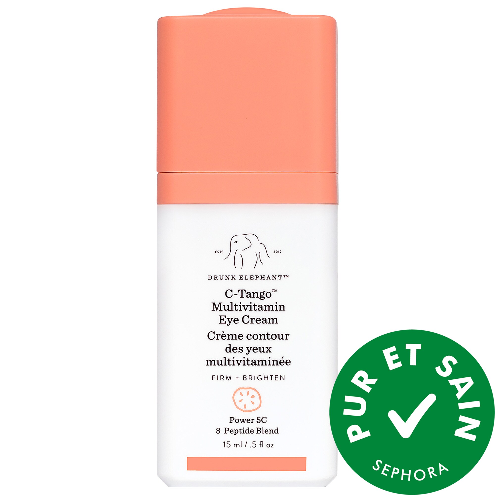 Drunk Elephant Crème contour des yeux à la vitamine C C-Tango™ 0.5 oz/ 15 mL