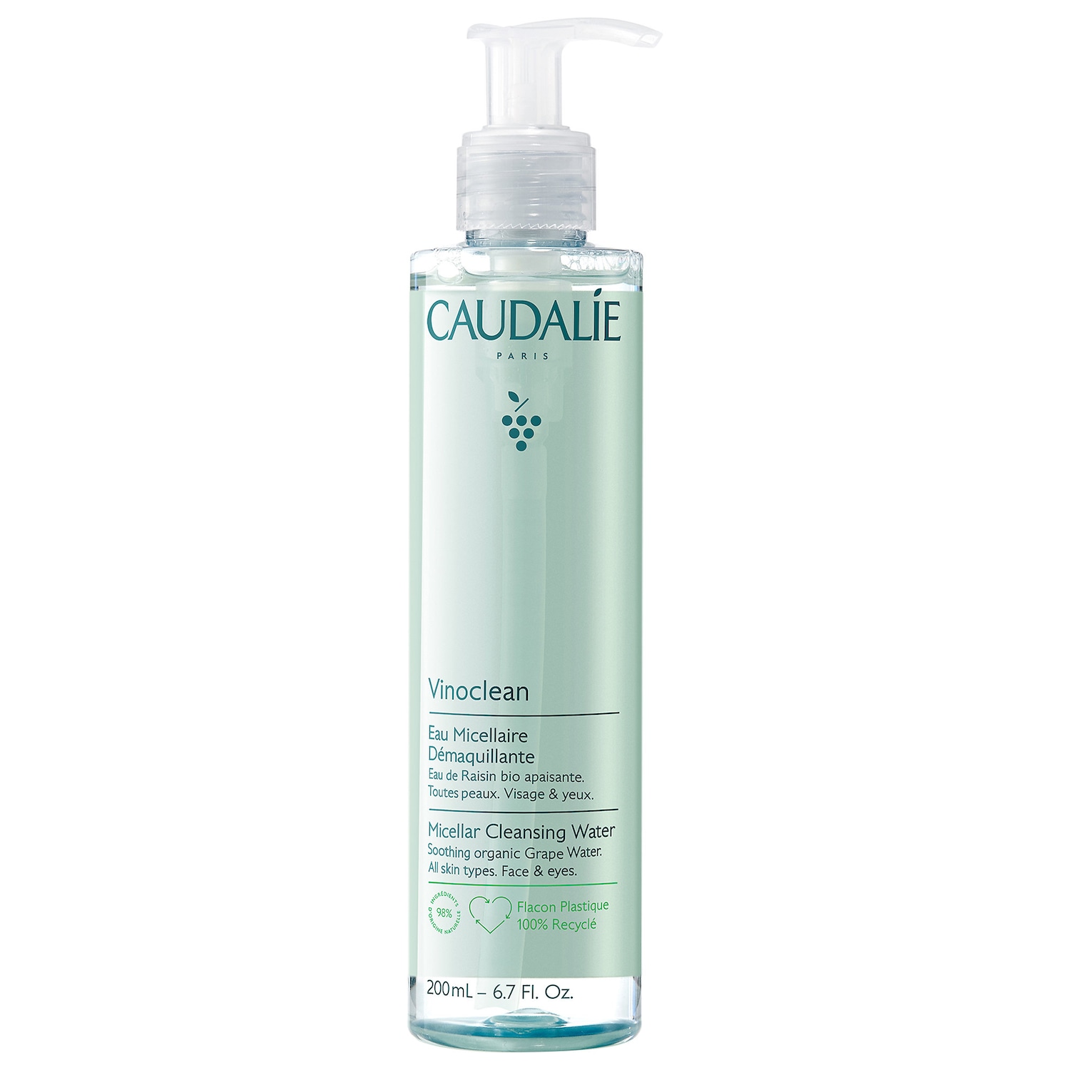 Очищающая мицеллярная вода Caudalie Vinoclean