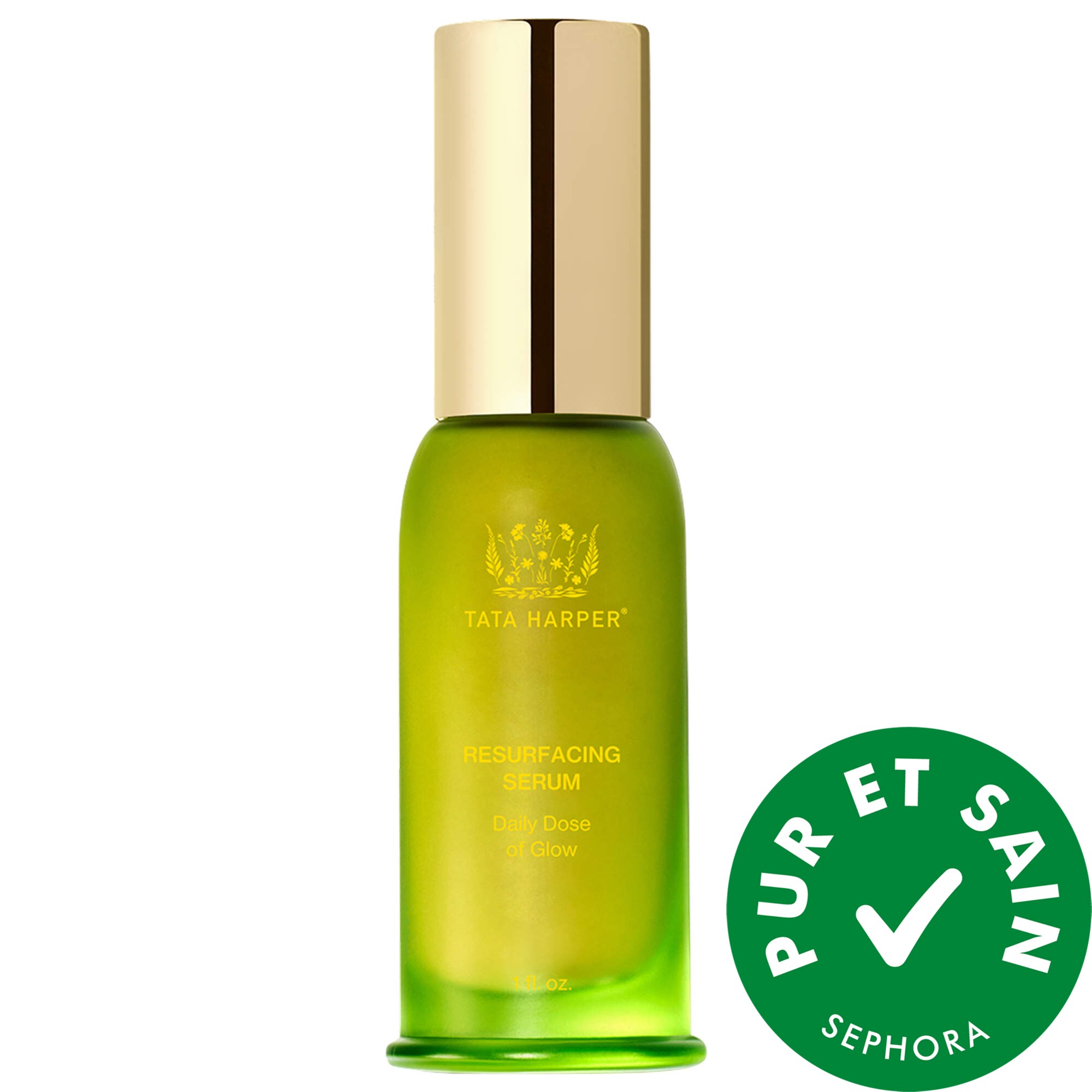 Tata Harper Sérum resurfaçant et illuminateur avec AHA + BHA et vitamine C 1 oz/30 ml