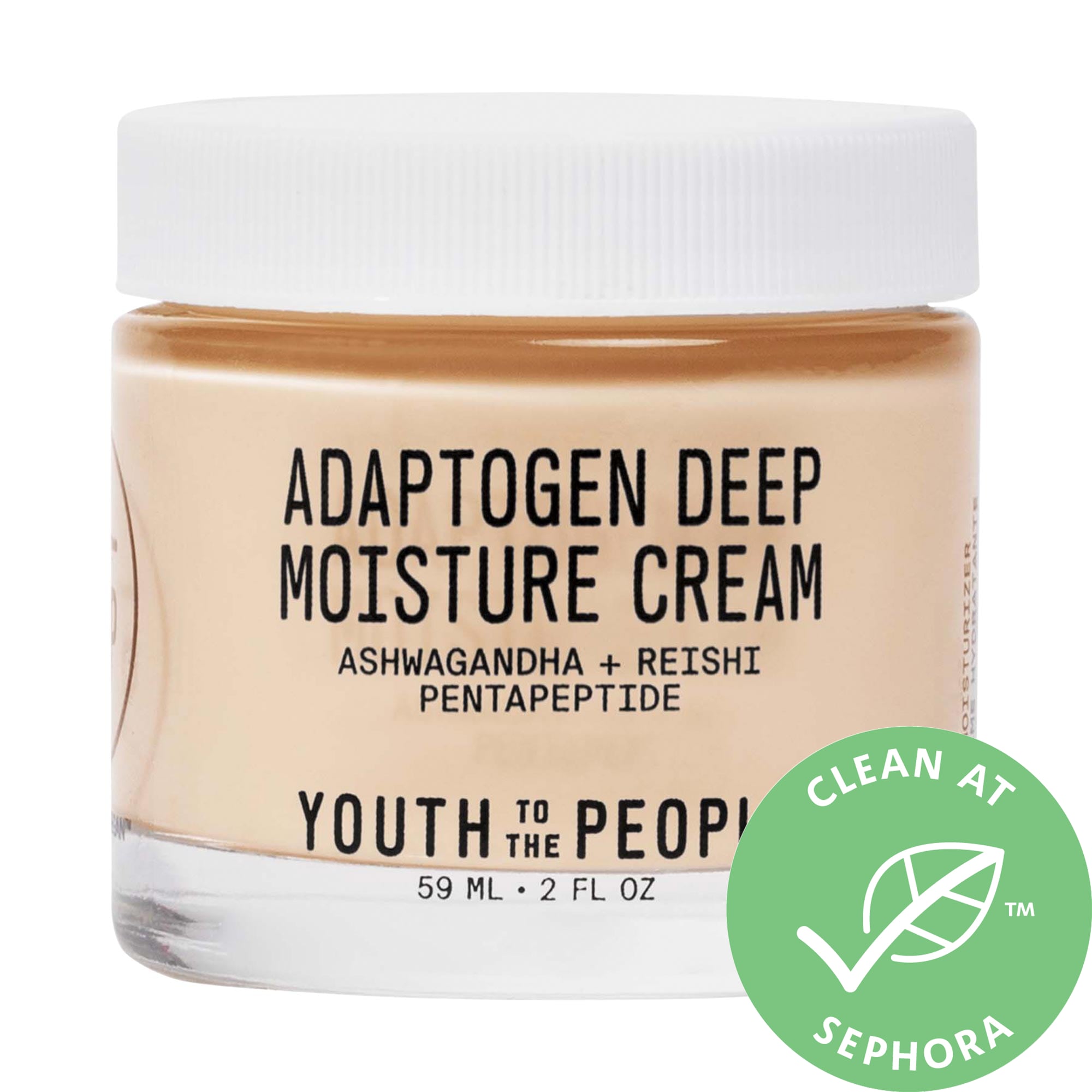 Adaptogen Deep Moisture Cream with Ashwagandha + Reishi Youth To The