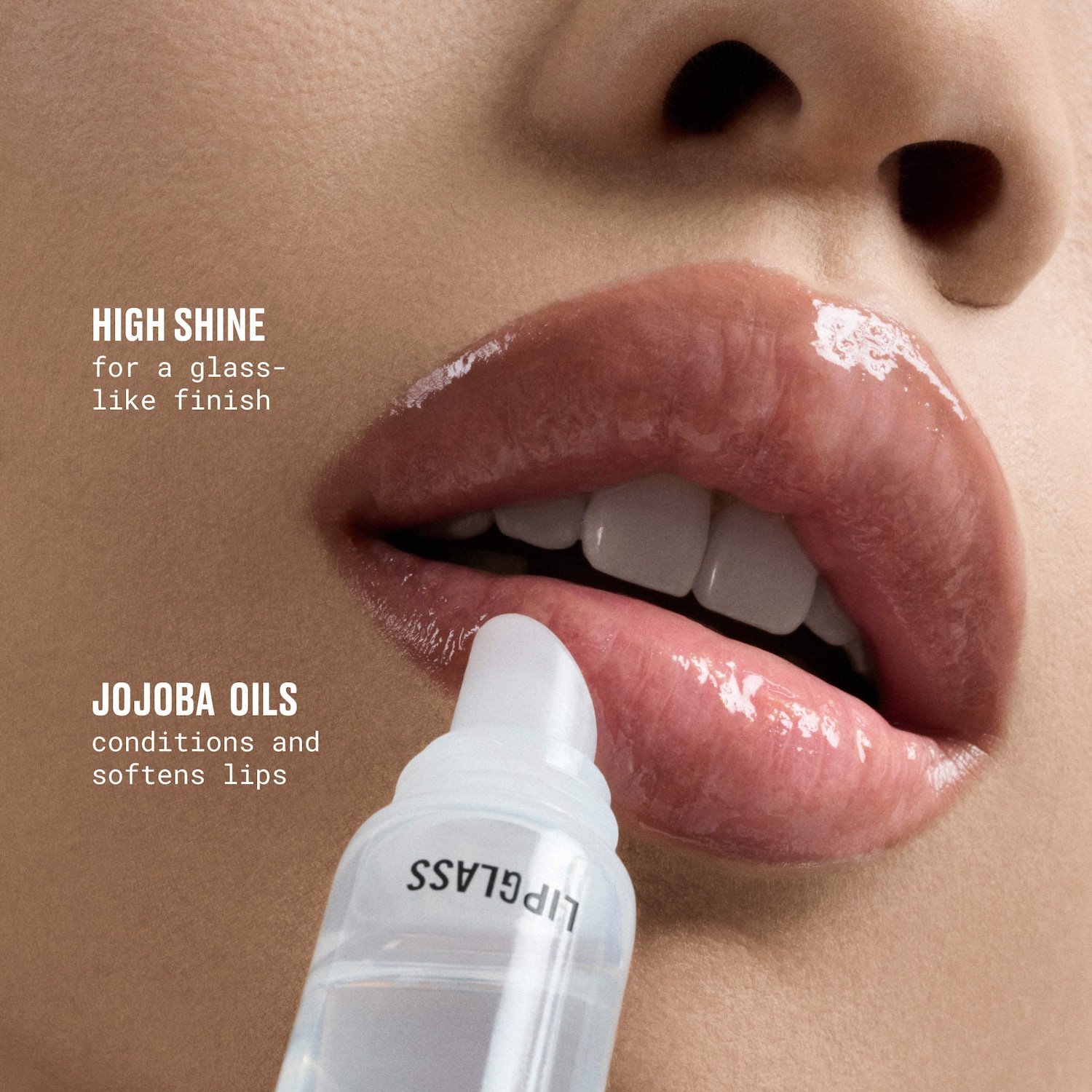 Brillant à lèvres revitalisant et lissant haute brillance Lipglass Clear