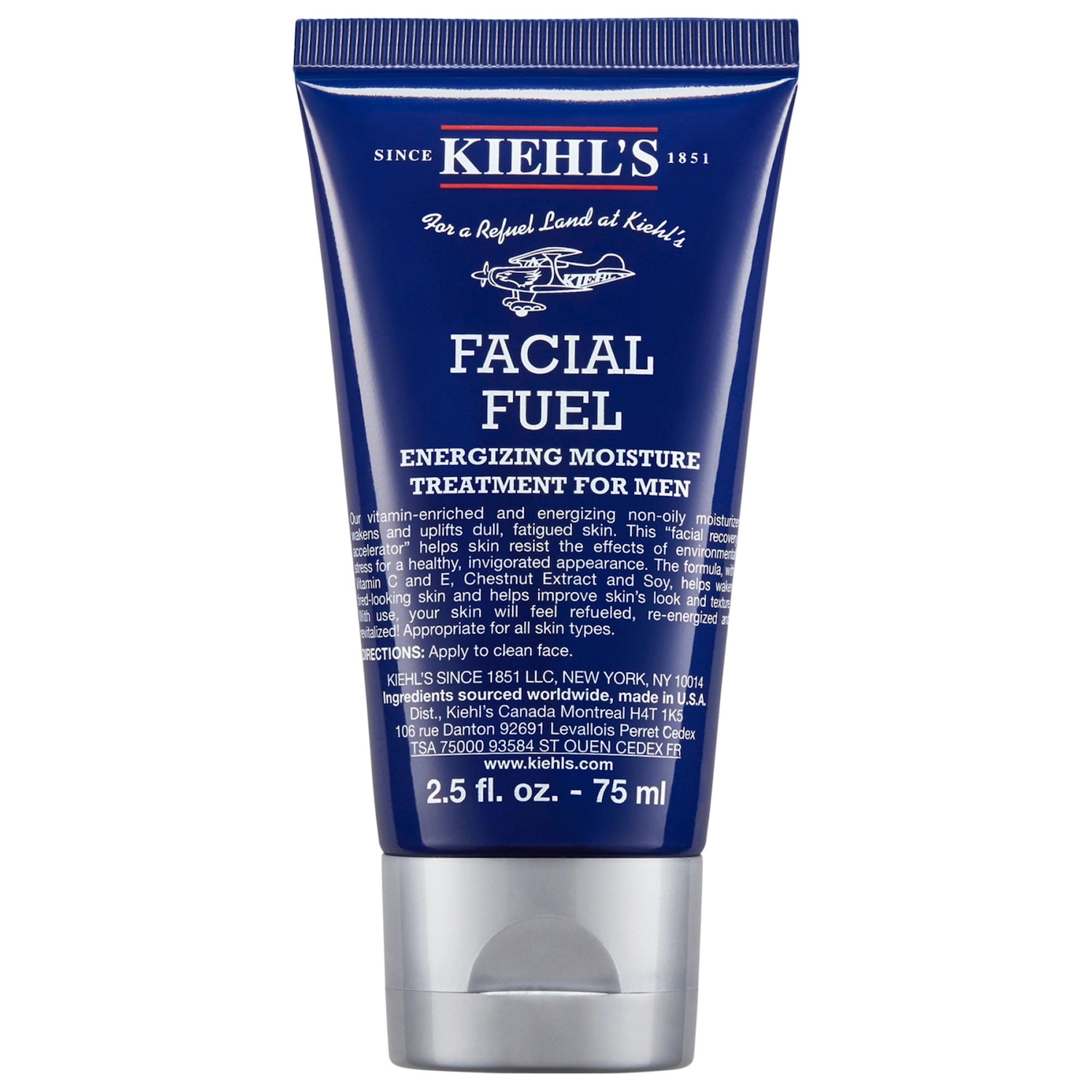 Kiehl's Since 1851 Ежедневное тонизирующее увлажняющее средство для лица Kiehl's Facial Fuel для мужчин — фото 1