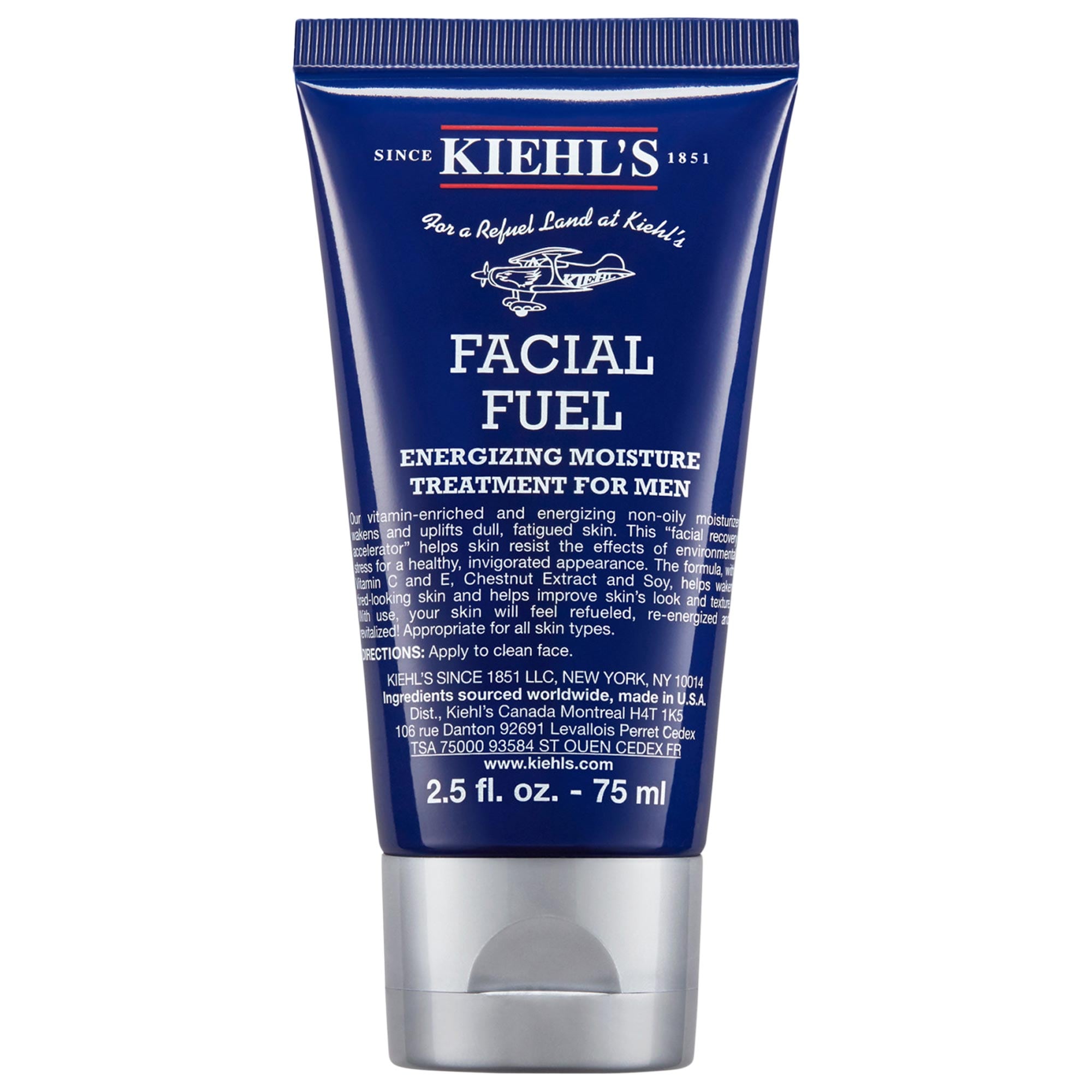Kiehl's Since 1851 Facial Fuel Daily Invigorating Moisture Treatment for Men 2.5 oz/75 ml
