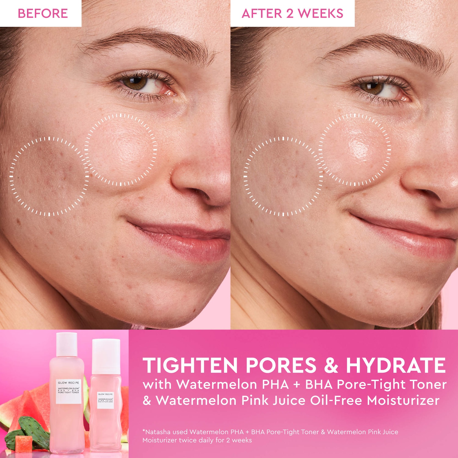 Hydratant rechargeable non gras Watermelon Pink Juice