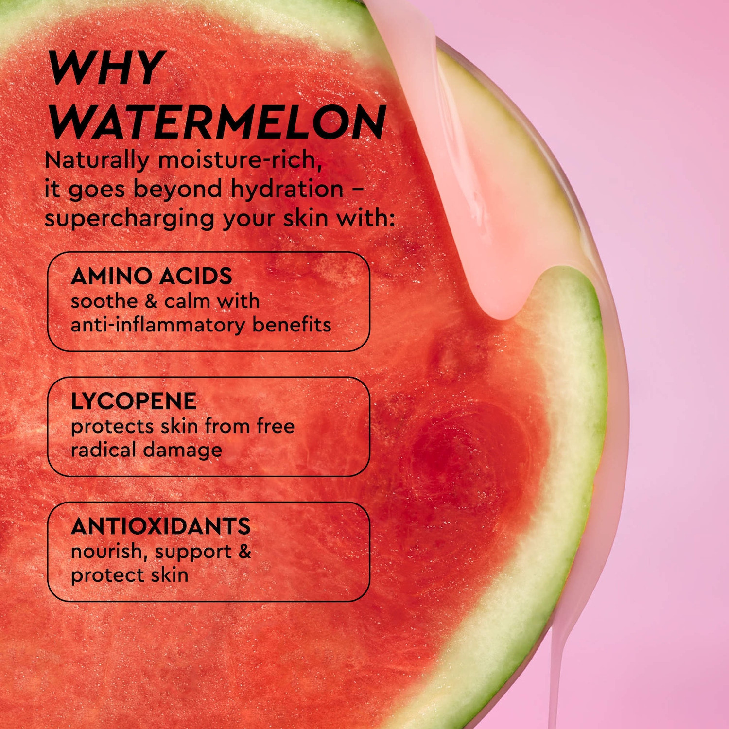 Watermelon Pink Juice Refillable Oil-Free Face Moisturizer