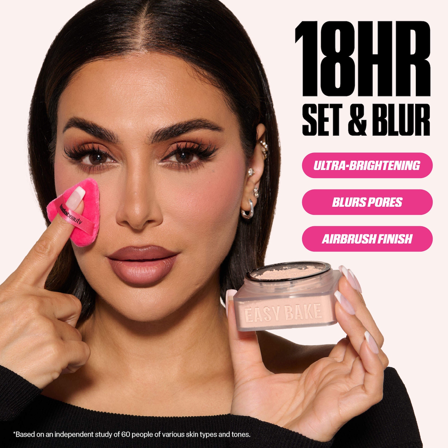 Easy Bake Loose Baking & Setting Powder - HUDA BEAUTY | Sephora